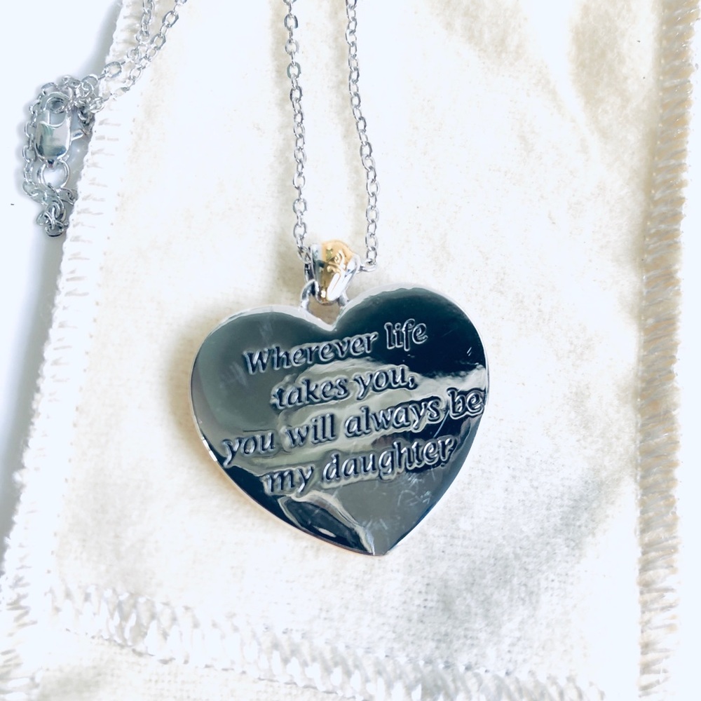Mother to daughter necklace
